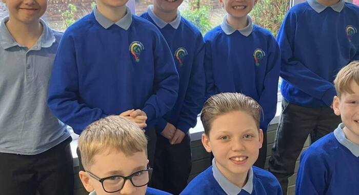 A win for the Year 5/6 football team